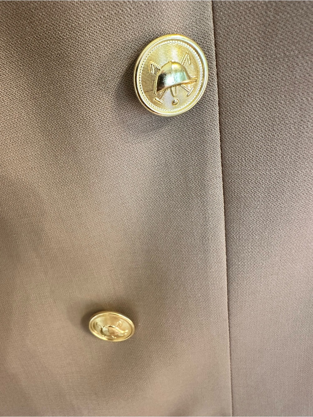 Polo by Ralph Lauren Women’s Double-Breasted Doeskin Wool Blazer Size 6 $698 - Picture 10 of 12